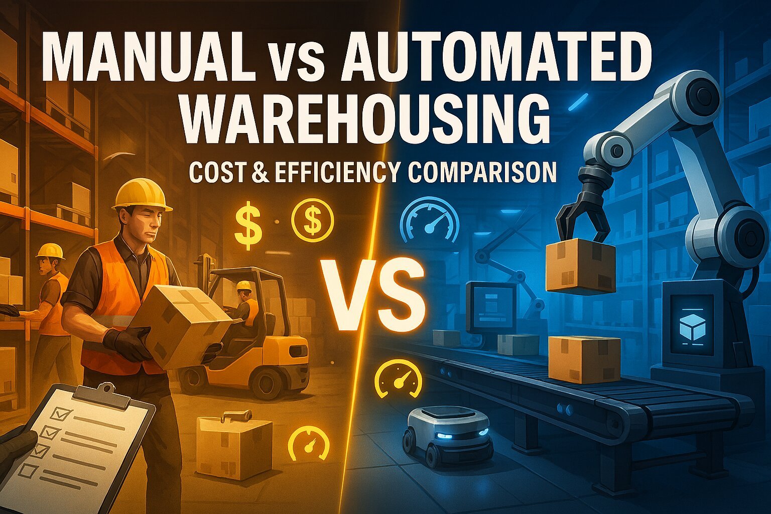 Warehouse Automation vs Manual: Cost & Efficiency