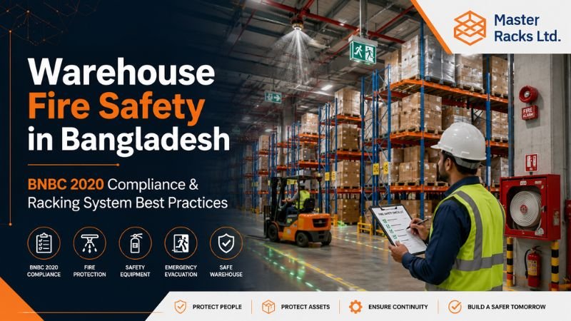 Warehouse Fire Safety in Bangladesh: BNBC 2020 Compliance & Racking System Best Practices